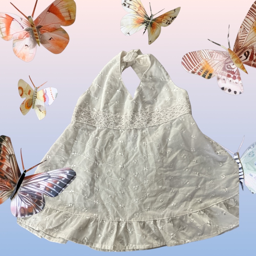 Girl’s Baby Summer Spring Beach White Dress Size 3T